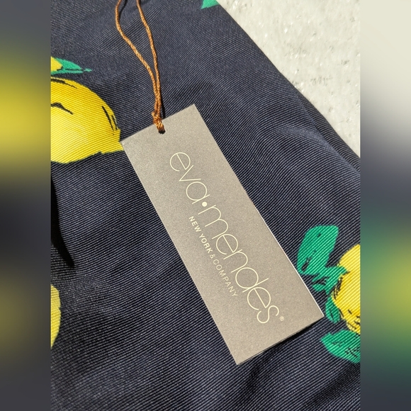 Eva Mendes Lemon Print Midi Skirt Size 18 NWT - Picture 8 of 10